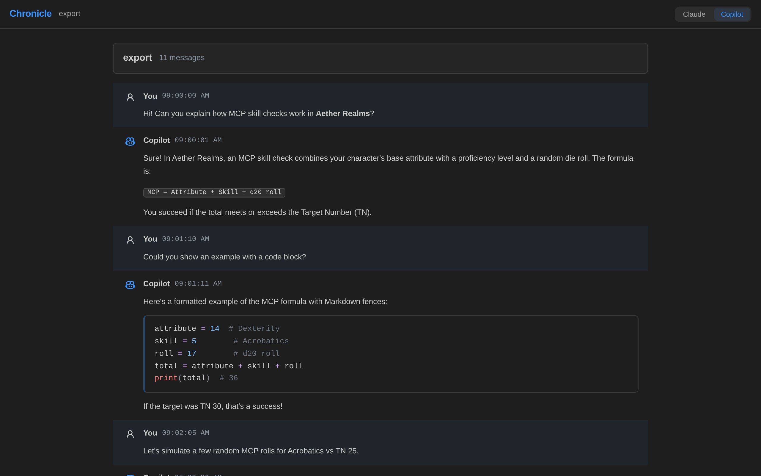 Copilot theme screenshot